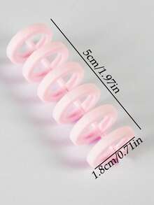 3pcs/Set Color Loose-Leaf Plastic Binding Ring Spring Spiral Rings A4 A5 Paper Notebook Stationery Binding Clip - Loose-leaf Clips - View 5
