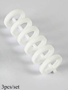 3pcs/Set Color Loose-Leaf Plastic Binding Ring Spring Spiral Rings A4 A5 Paper Notebook Stationery Binding Clip - Loose-leaf Clips - View 8