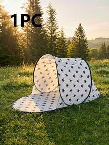 Quick-Open Beach Tent Sunshade Canopy Lightweight Beach Pavilion Outdoor Adventure Sun Shelter Family Beach Essential Music Festival Camping Gear Backyard Shade Sports Event Sun Protection Emergency Sun Protection - Multicolor - View 19