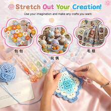 3pcs/Set Cute Cat Paw Crochet Hooks, Exclusive New Colors, Suitable For Home Or Outdoor DIY Knitting Crafts Projects, As Holiday Gifts - Crochet Set - View 6