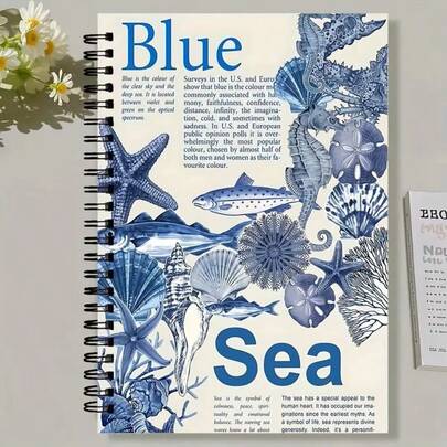 1pc Classic Plaid A5 Size Blue Spiral Notebook, High-Quality Paper, Lined Pages Diary, Suitable For Office And School Use, Perfect Gift For Friends, Sisters, Brothers, Teachers And Students - Christmas, Halloween