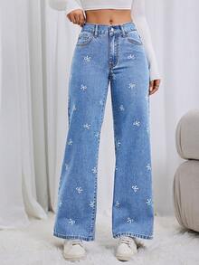 CHILAM Women Jeans - Medium Wash - View 6