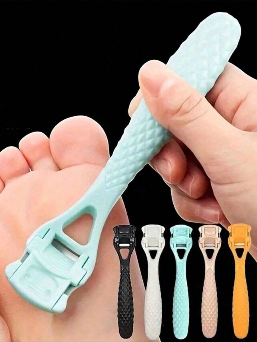腳部刮皮器、繭皮與死皮去除器、腳部磨腳石、腳部護理工具、可拆卸式腳部護理工具、腳部刮皮器、腳部磨腳石、腳部磨砂器、個人護理工具、多功能腳部刮皮器/磨砂器 - 多色 - 查看 1