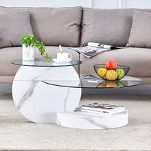 Transparent + White + MDF+Glass
