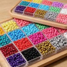 1500pcs 2mm Czech Glass Beads - For DIY Jewelry Making, Bracelets, Necklaces And Bohemian Style Crafts - DIY - View 8