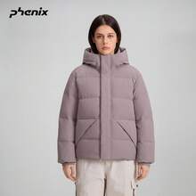 Phenix 2025FW 冬季女款加厚 90% 鵝絨羽絨外套 700FP 防潑水 - 紫紅色 - 查看 3