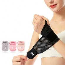 1pc Adjustable Compression Mesh Wrist Support Brace For Gym Weightlifting, Basketball, Tennis, Cycling - Multicolor - View 4