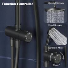 Rain Shower Set Without Fittings, Shower System With Shower Head, Stainless Steel Shower Column, Overhead Shower Set,  Round Shower Head 25cm - 250mm Spray - View 6