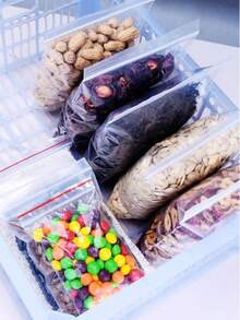 30pcs/Pack Anti-Mold Anti-Moisture Anti-Damp Reusable Sealed Bags, Transparent Food Storage Vacuum Fresh-Keeping Organizer Bags, Suitable For Kitchen Fresh-Keeping, Bathroom Anti-Moisture, Travel Storage - Clear - View 3