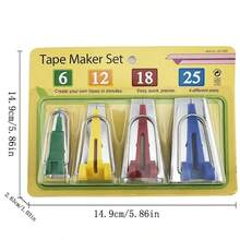 1 Set Quilted Tool Kit, Professional Portable Twill Fabric Making Tool, Used For Quickly Making Quilted Fabric, Using Tape Binding Machine - A - View 12