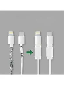 16pcs (4 Sets) Data Cable Protectors, Charging Cable Sleeves, Suitable For Phone, USB And Tablet Data Cables; Non-Electronic Reinforced Design, Used To Protect Charging Cables - A - View 10