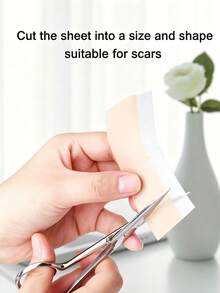 Breathable Invisible Scar Tape, Waterproof Self-Adhesive Tape.Reathable Silicone Scar Cover Strips - Invisible, Waterproof & Hypoallergenic For Sports & Outdoor Use - Perfect Halloween/Christmas Gift - Multicolor - View 3