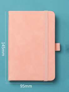 A6 Minimalist Notebook With Closure Strap, Fashionable Business Office Memo Pad And Diary, Compact Size Suitable For Students' Daily Notes, Lightweight And Portable, Applicable For Learning, Work Planning And Daily Recording - Multicolor - View 12
