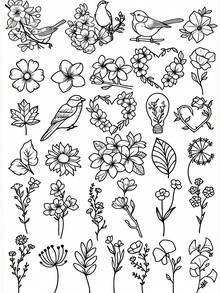 LAMYA Pre-Printed Floral Designs: Instantly Start Stitching With A Variety Of Charming Botanical Patterns - No Drawing Or Tracing Needed. Perfect For Beginners And Seasoned Crafters Alike. - 5729 - View 7