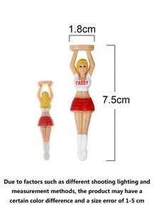 1pc Bikini Lady Golf Tee, Personalized Fun Golf Tee Accessory - Multicolor - View 5