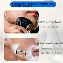 6-Layer Progressive Manual Razor With Ergonomic Handle, Easy To Clean, Leaves Skin Ultra-Smooth. Replaceable Blades, Ideal Holiday Gift, A Must-Have For Male And Female - Multicolor - View 9