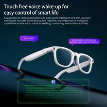 LOKMAT X01 Smart Glasses With Built-In ChatGPT, 8MP Camera, Supports 26 Languages AI Translation, Voice Assistant And Voice Control, WiFi 4.0, Bluetooth 5.3, Smart Glasses - View 7
