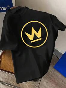 Men T-Shirts - 黑色 - 查看 1