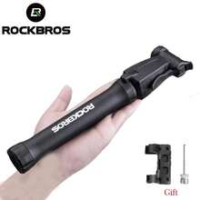 ROCKBROS 1PC Mini Air Pump, Maximum Pressure 80 Psi, Compatible With US And French Valves - Black - View 2