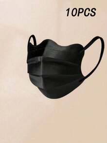 10/50pcs Masker Sekali Pakai 3 Lapisan Tahan UV, Dikemas Secara Terpisah, Masker Unisex dengan Perlindungan Penuh, Masker Pelindung Matahari untuk Aktivitas Luar Ruangan, Masker Wajah untuk Wanita, Perlengkapan Sekolah, Masker Wajah, Cocok untuk Penggunaan di Rumah, Sekolah, Kantor, Aktivitas Luar Ruangan dan Berkemah - A - View 9