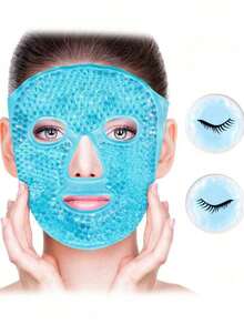 Cold Compress Face Mask, Hot & Cold Dual-Use Gel Eye Mask, Comfortable Light-Blocking Eye Patch - Multicolor - View 9