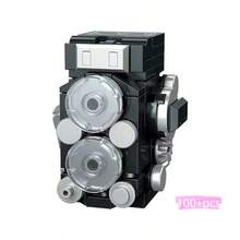 400+PCS Vintage Movie Camera Building Block Model Assembly Set, Collector-Grade Assembly Kit, Suitable For Gifts And Decoration, Collection Display, Home Decor, Nostalgic Style, Craft Enthusiasts, ABS Material - Multicolor - View 5