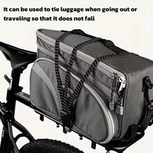 3-In-1 Bicycle Luggage Strap With Hooks - Durable, Elastic Road & Mountain Bike Cargo Net, Mixed Color, PA Material, Secure Item Binding For Cycling Accessories, Mountain Bike Strap - 3-in-1 Elastic Band - View 5