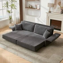 Sofas & Couches - 灰色 + 軟墊 + 軟墊 + 雙人座 - 查看 4