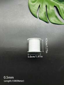 1pc Non-Elastic Fishing Line/DIY Jewelry Bracelet Necklace Earring Hair Accessory Stringing Wire 0.2/0.3/0.4/0.5/0.6mm Hanging Decorative Line - Fishing Line - View 12