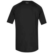 Under Armour Mens Tech T-Shirt - Black/Light Graphite - View 2