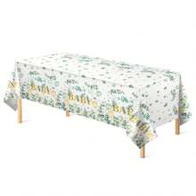 1/4 Piece Sage BABY Green Rectangular Tablecloth, 54x108 Inches, Disposable Green Party Tablecloth Suitable For Weddings, Birthday Parties, Family Birthday And Wedding Decorations - Green - View 7