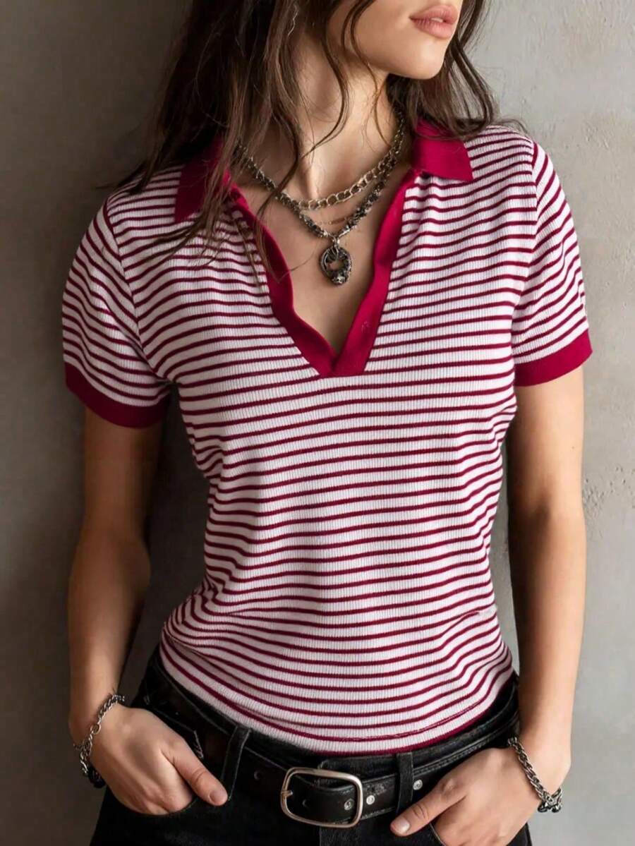 Women T-Shirts - Red - View 1