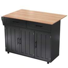 Storage Islands & Carts - 黑色+自然色+MDF+歐式 - 查看 9