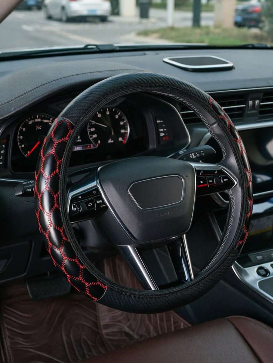 1件裝新款汽車方向盤套,無內圈,熱銷四季通用方向盤套 - 彩色 - 查看 1