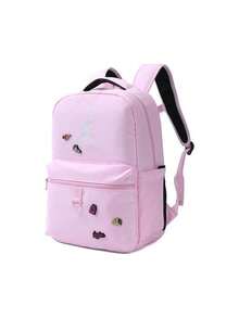 Nike Unisex Backpack New Travel Sports Backpack Student School Bag Laptop Bag Size: 43*30*15cm - Pink/Black - View 6