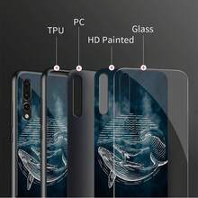 [24h Shipping From DE/FR/ES]Apple 17 16 15 Whale Wave Sea 02 Glass Phone Case For POCO F3 F4 F5 M3 M4 M5 M6 4G X3 X4 GT NFC Gift Idea Soft Silicone Printed Phone Case, Shockproof Protective Phone Cover, Aesthetic Present For Birthday Holiday Festival, Slim Anti-Drop Shell Gift For Women Men Compatible For IPhone - A - View 3