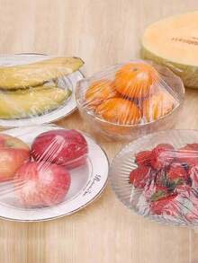 300 & 500 Count Pre-Cut Plastic Wrap Sheets, No Roll Dispenser Needed! Clear Cling Film For Leftovers, Sandwich Wraps & Food Storage, Non-Stick Handy Kitchen Gadget, Top Rated Kitchen Staple - View 2