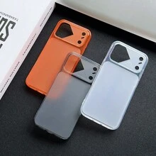 2pcs Minimalist Soft TPU Transparent Phone Case, Ultrathin Shockproof Clear Bumper Cover For IPhone 17 Pro Max 16 15 14 13 12 - Mixed Color 2 - View 11