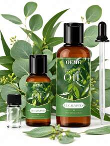 Eucalyptus Essential Oil, Long-Lasting Fresh Fragrance, Suitable For Car And Home, Humidifier, Diffuser, Candle Making, Reed Diffuser, Perfect Holiday Gift - Eucalyptus Essential Oil - View 1