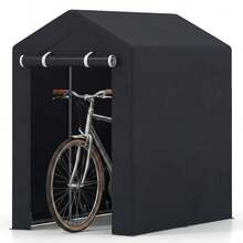 Heavy-Duty Portable Storage Shed Waterproof Outdoor Carport Garage Tent - 7.2 X 5.2 FT - View 2