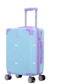 Carry-Ons - Baby Blue With Lilac - View 1