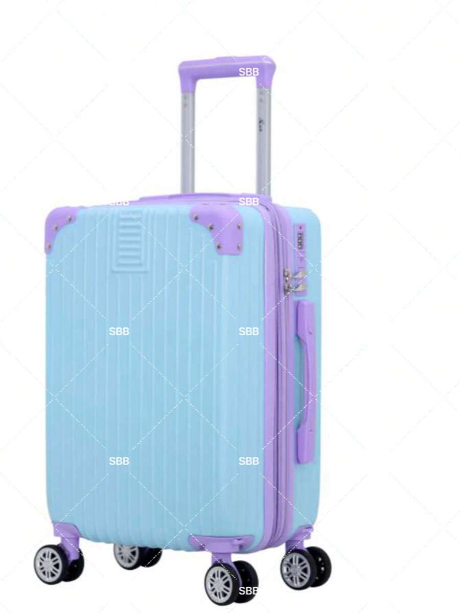 Carry-Ons - Baby Blue With Lilac - View 1