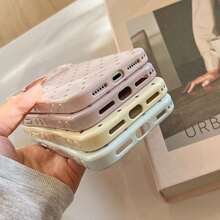 1 buah Casing Ponsel Motif Hati & Bintang, Kompatibel dengan 17 16 15 14 13 12 11 Pro Max, Pelindung Transparan Tahan Air, Tahan Guncangan, dan Tahan Gores - Berwarna merah muda - View 6