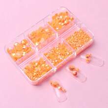 10000pcs Multicolor Resin Flat Back Rhinestones, DIY Nail Art Charms & Craft Embellishments For Clothing, Bags, Jewelry And Handmade Decorations - A - View 10