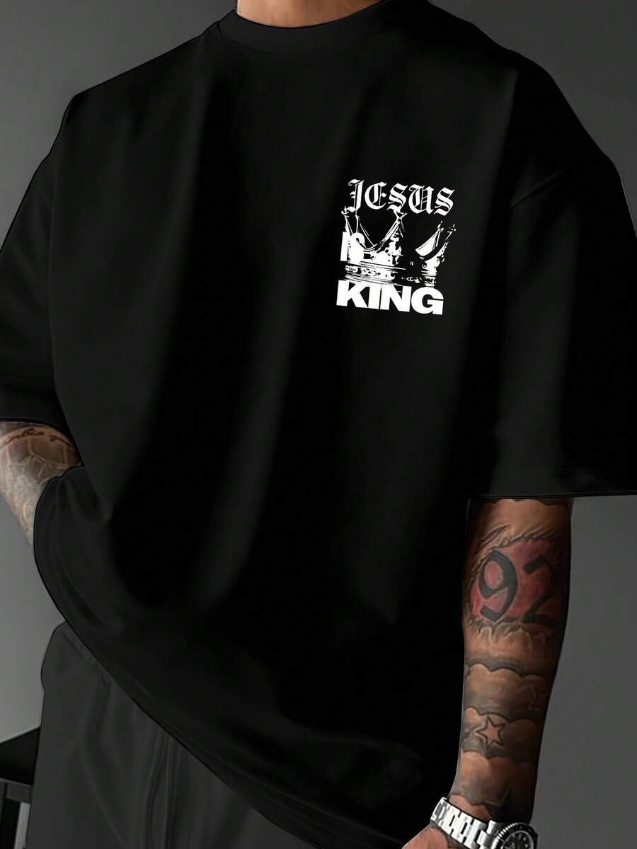Camisetas de hombre - Negro - Ver 1