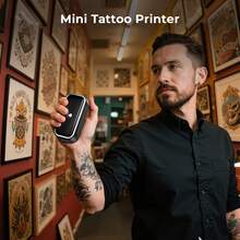 Phomemo TP31 Mini Tattoo Template Printer, Compact Tattoo Machine With 30 Sheets Of Transfer Paper, Suitable For Tattoo Enthusiasts/Beginners/Artists, For Entertainment, Gifts, DIY Creation, Easily Compatible With Smartphones And Tablets - Black - View 6