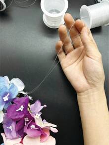 1pc Non-Elastic Fishing Line/DIY Jewelry Bracelet Necklace Earring Hair Accessory Stringing Wire 0.2/0.3/0.4/0.5/0.6mm Hanging Decorative Line - Fishing Line - View 8