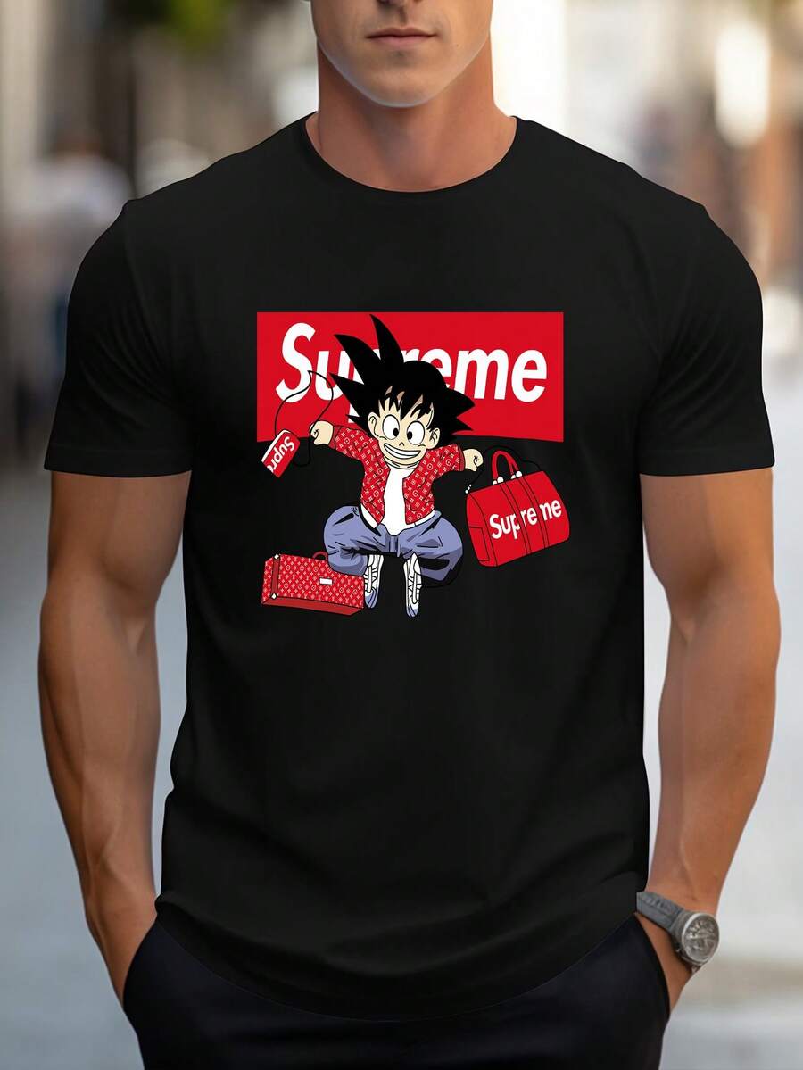 T-shirts för män - Svart - Visa 1