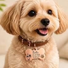 Cute Dog Tags Personalized Customization, Custom Bone-Shaped Dog Tags, Dog Name Tags, Dog Collar Tags, Puppy Tags, Custom Stainless Steel Pet ID Tags - Multicolor - View 5
