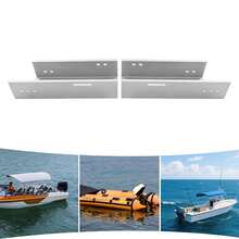 HYYKJ-US Outboard Motor Jack Plate 4 Inch Setback, Aluminium Alloy Transom Bracket For Short To Long Shaft Conversion, 2 Pack Manual Fix Mount For Boat Marine - YDFK8I-000100=default - View 9